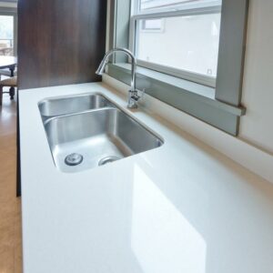 Safe, sparkling kitchen countertops